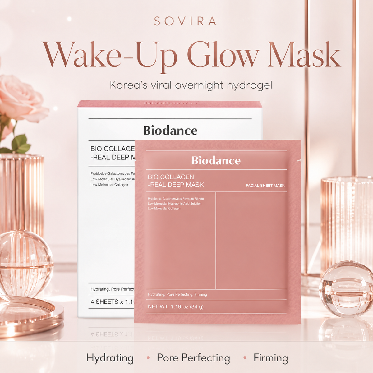 Wake-Up Glow Mask product overview